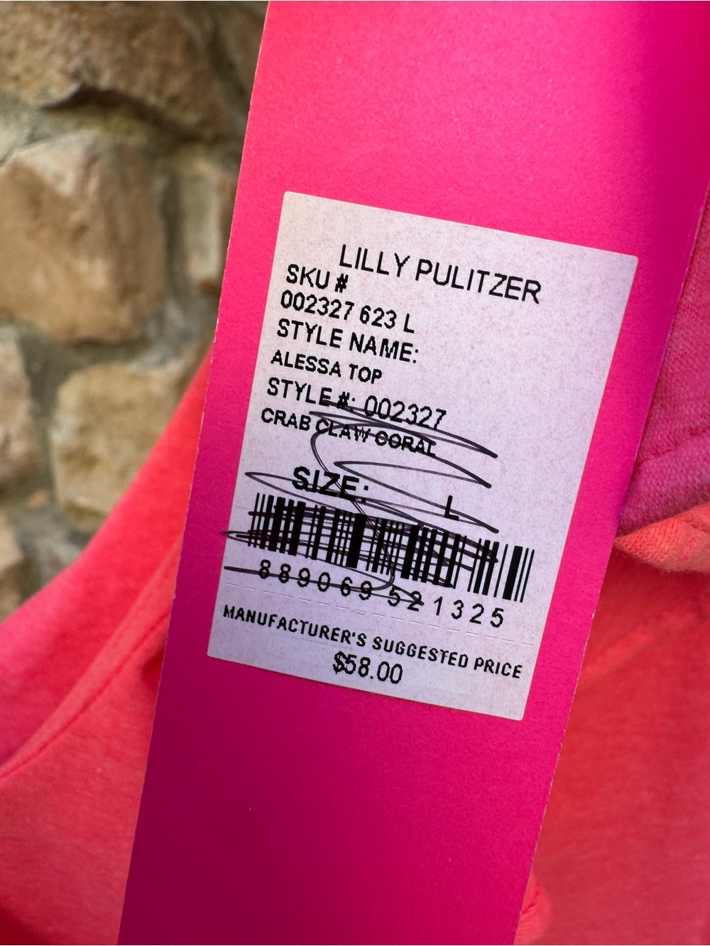 Lilly Pulitzer Alessa Ruffle Tank Top - Picture 4 of 4